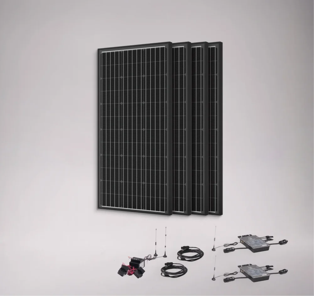 Craftstrom Eco-Line panels, two inverters, cables and metering equipment.